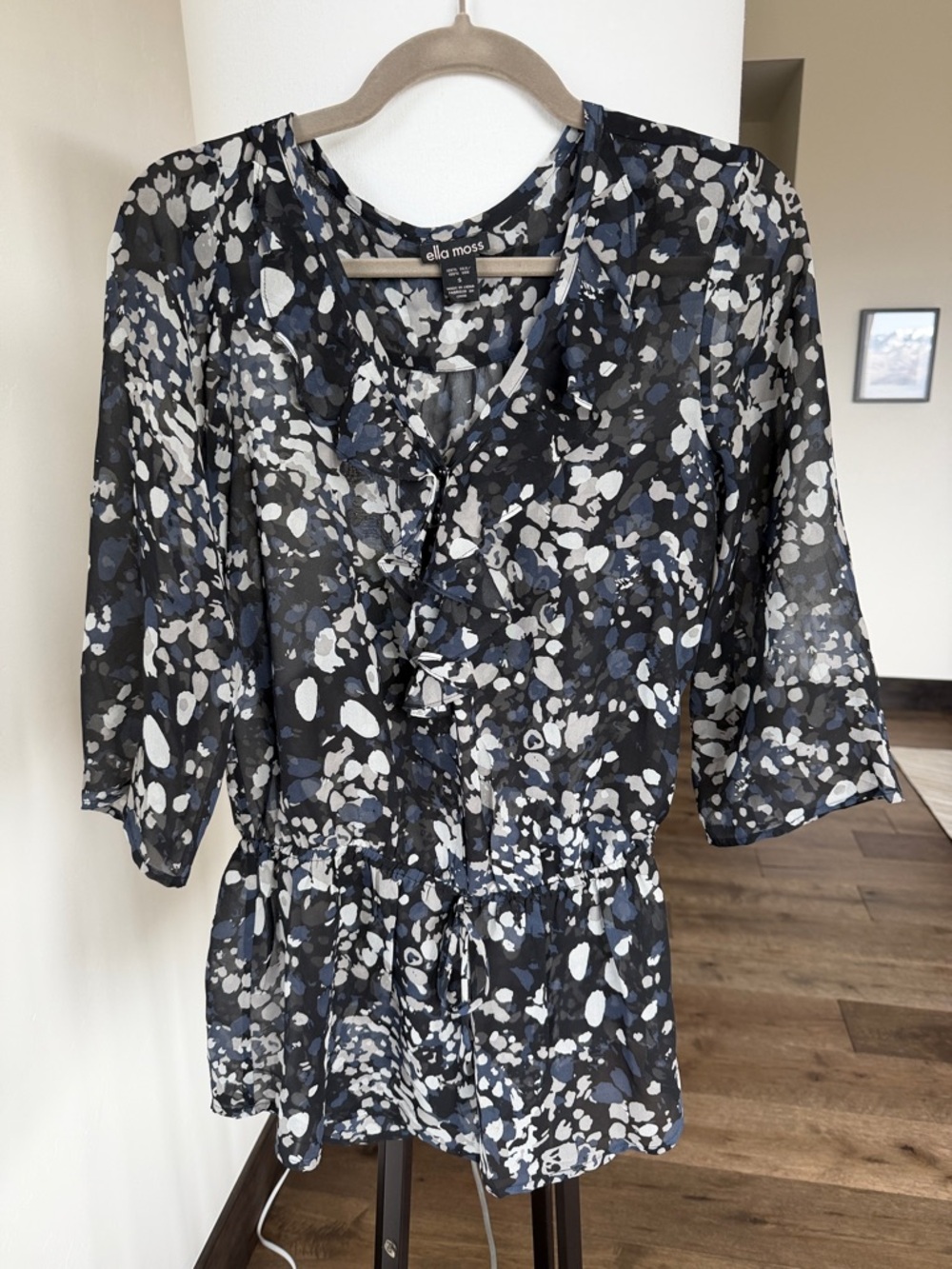 Ella Moss silk blouse - size small